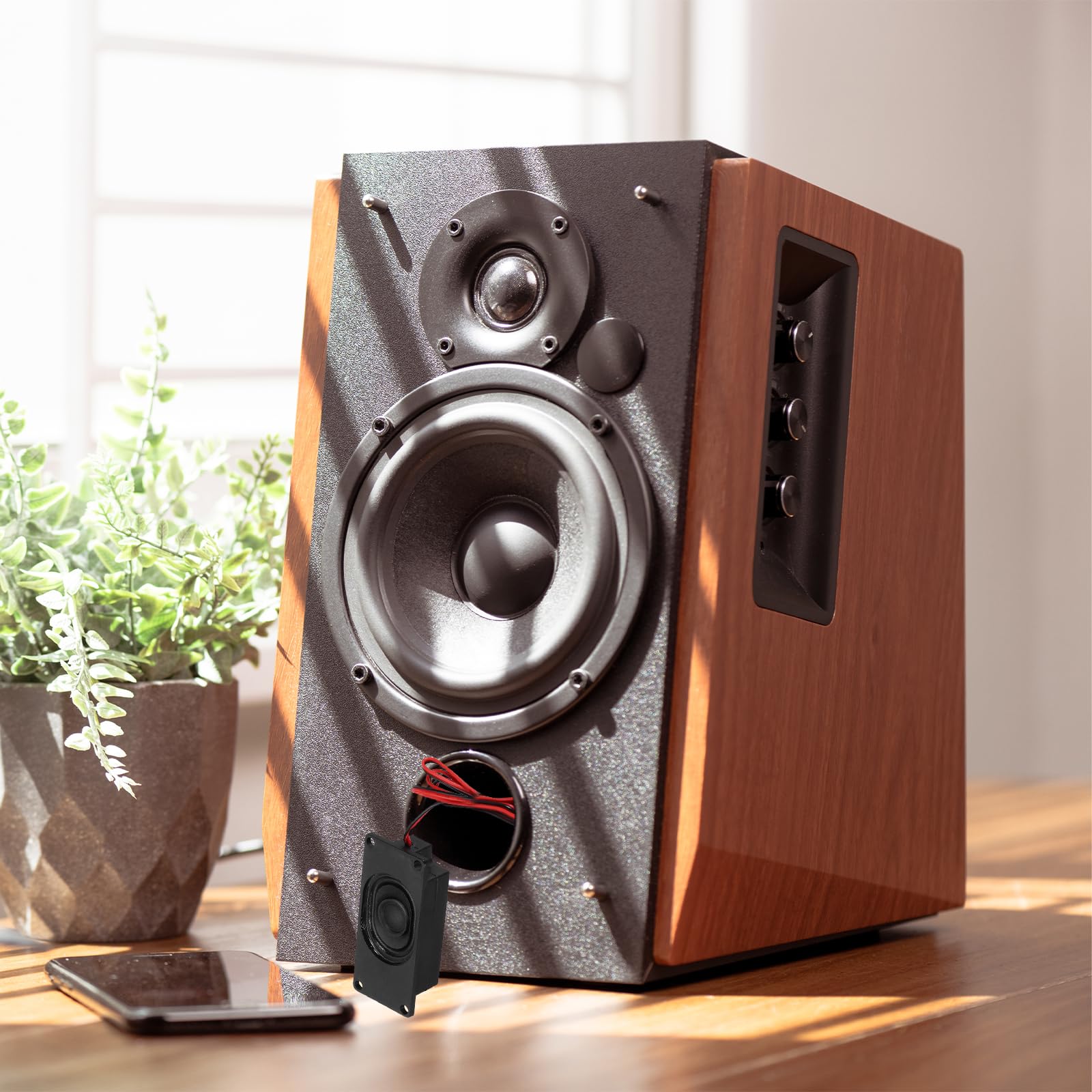 Amazon.co.jp: uxcell 2個セット スピーカー 3W 4Ω ミニスピーカー ST